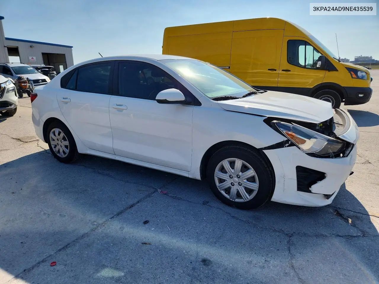 2022 KIA RIO VIN 3KPA24AD9NE435539 — фото 4
