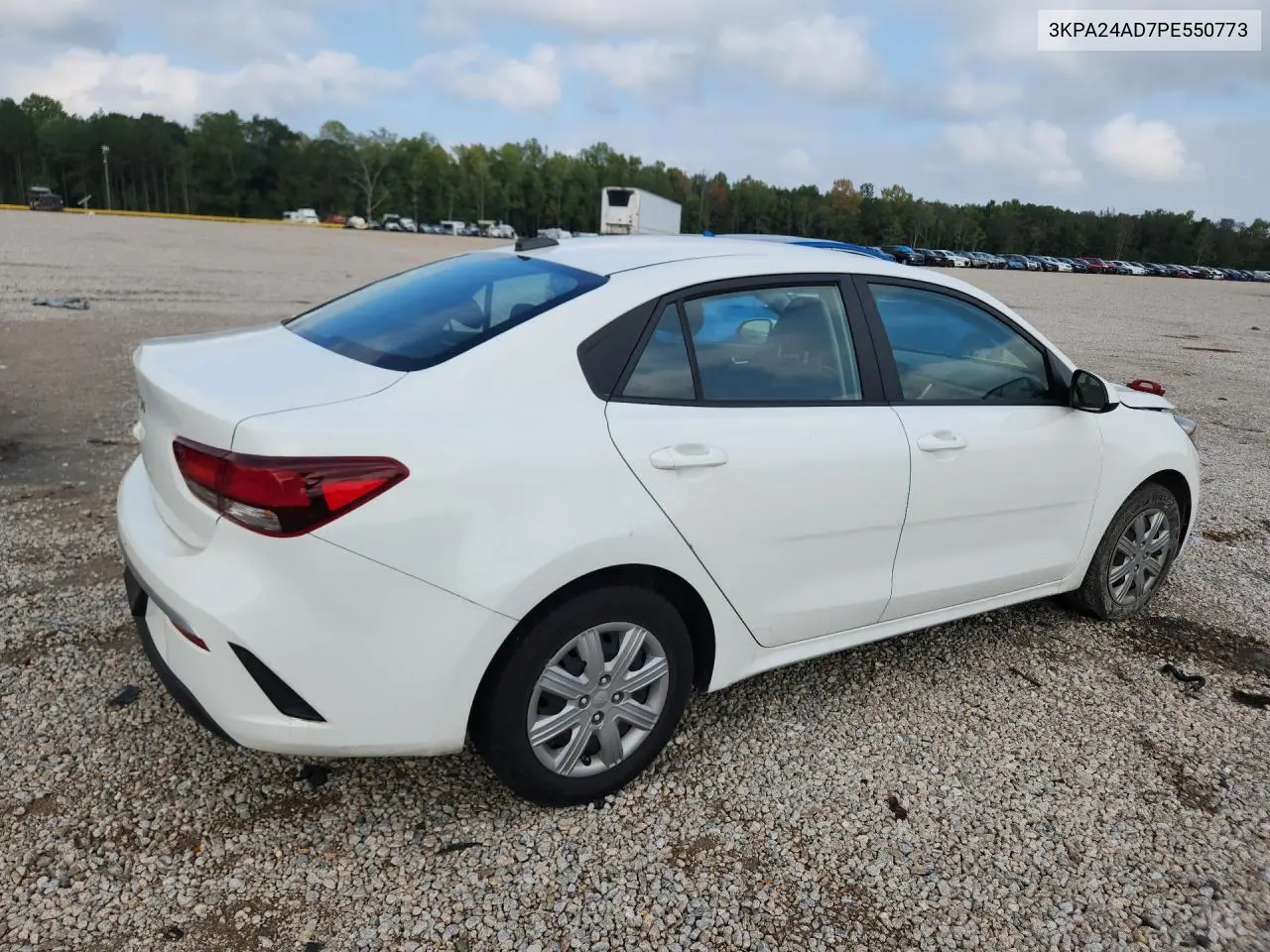 2023 KIA RIO VIN 3KPA24AD7PE550773 — фото 3