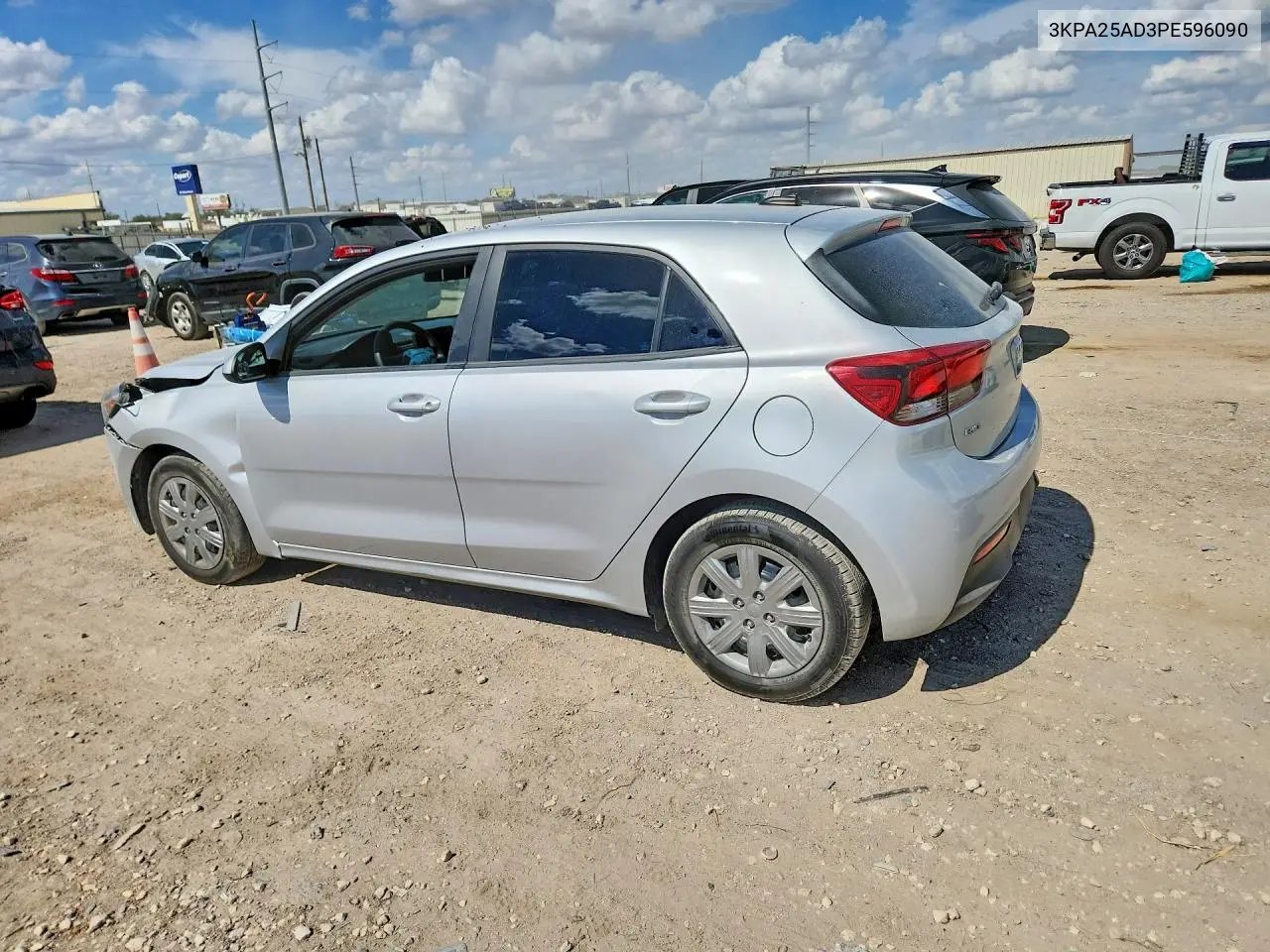 2023 KIA RIO VIN 3KPA25AD3PE596090 — фото 2