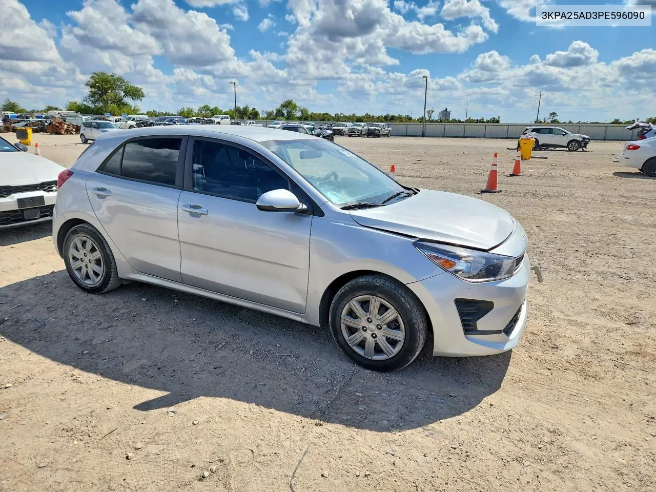 2023 KIA RIO VIN 3KPA25AD3PE596090 — фото 4