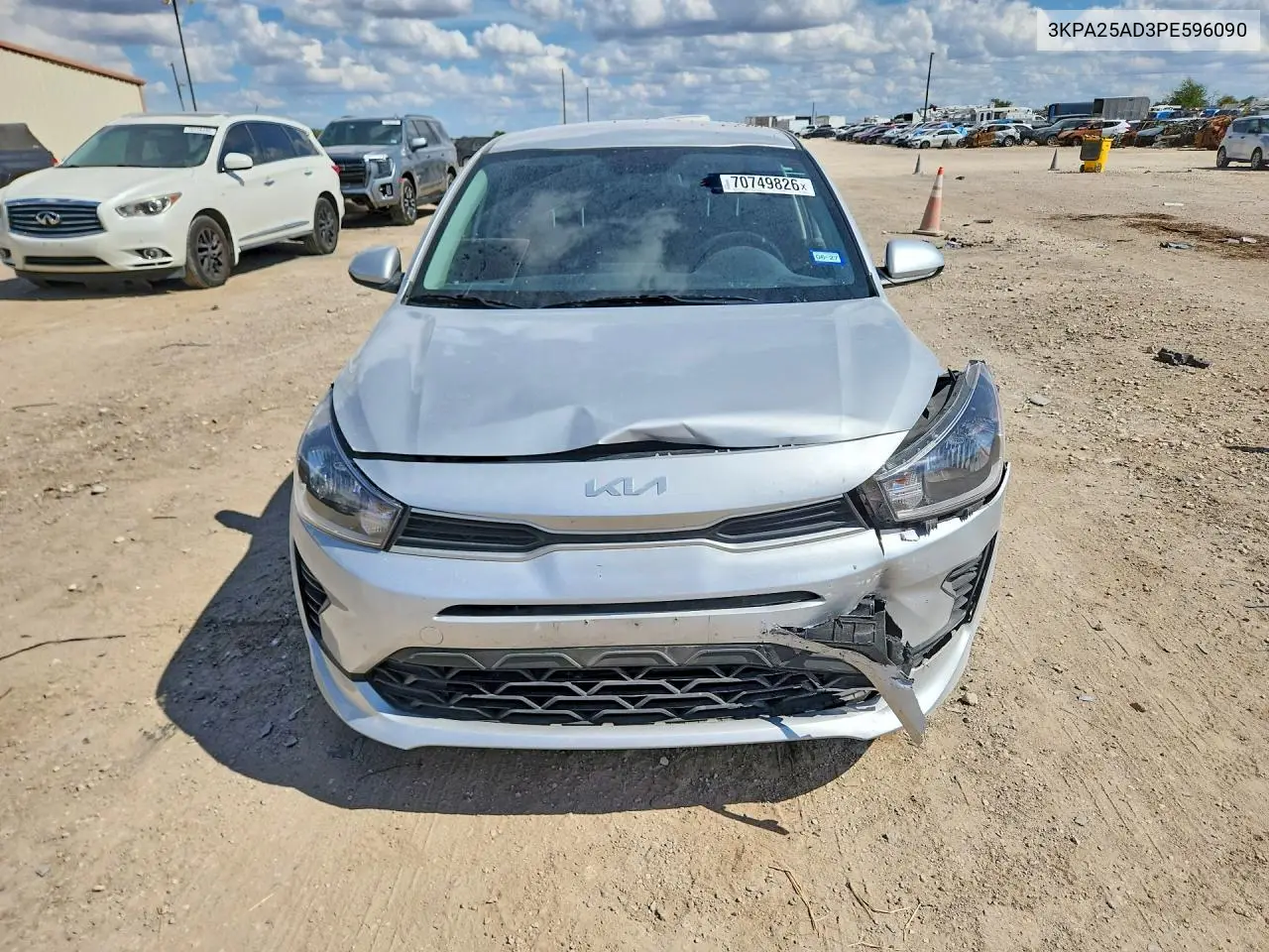 2023 KIA RIO VIN 3KPA25AD3PE596090 — фото 5