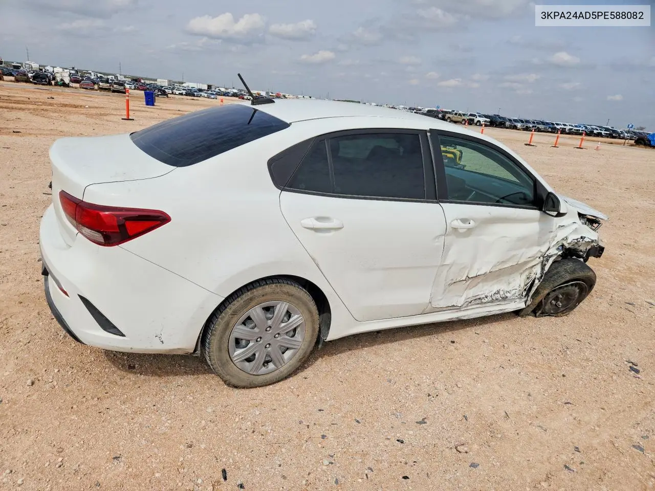 2023 KIA RIO VIN 3KPA24AD5PE588082 — фото 3