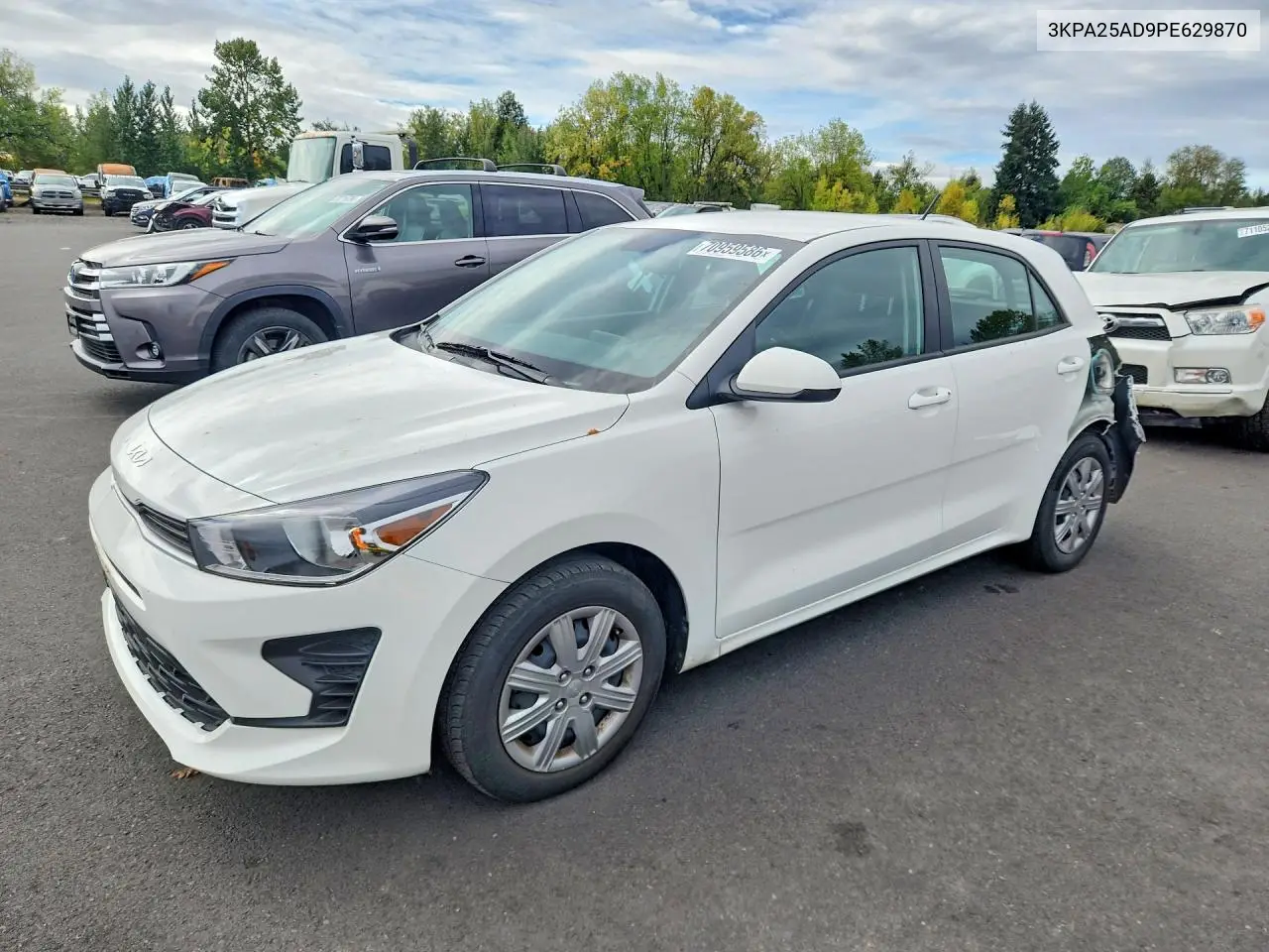 KIA RIO 2023, VIN 3KPA25AD9PE629870