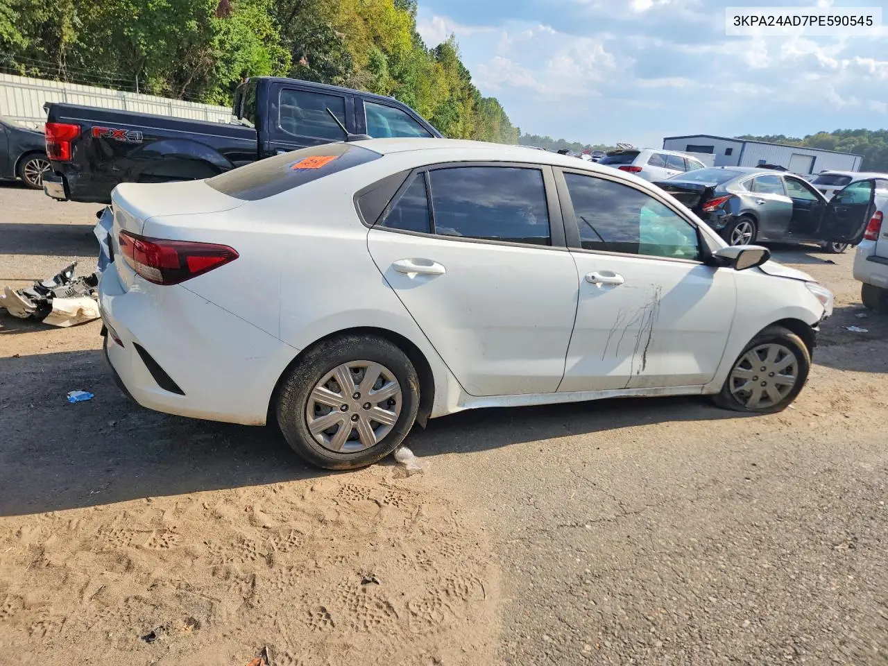 2023 KIA RIO VIN 3KPA24AD7PE590545 — фото 3