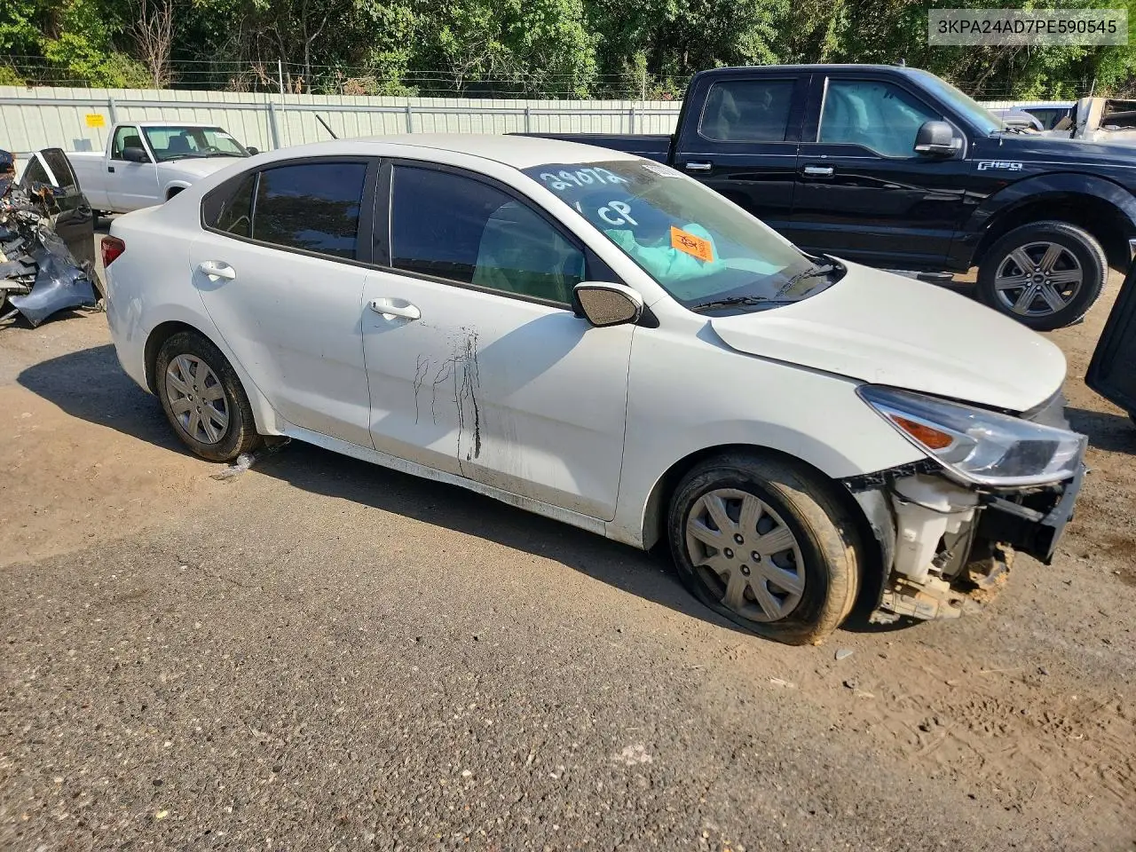 2023 KIA RIO VIN 3KPA24AD7PE590545 — фото 4