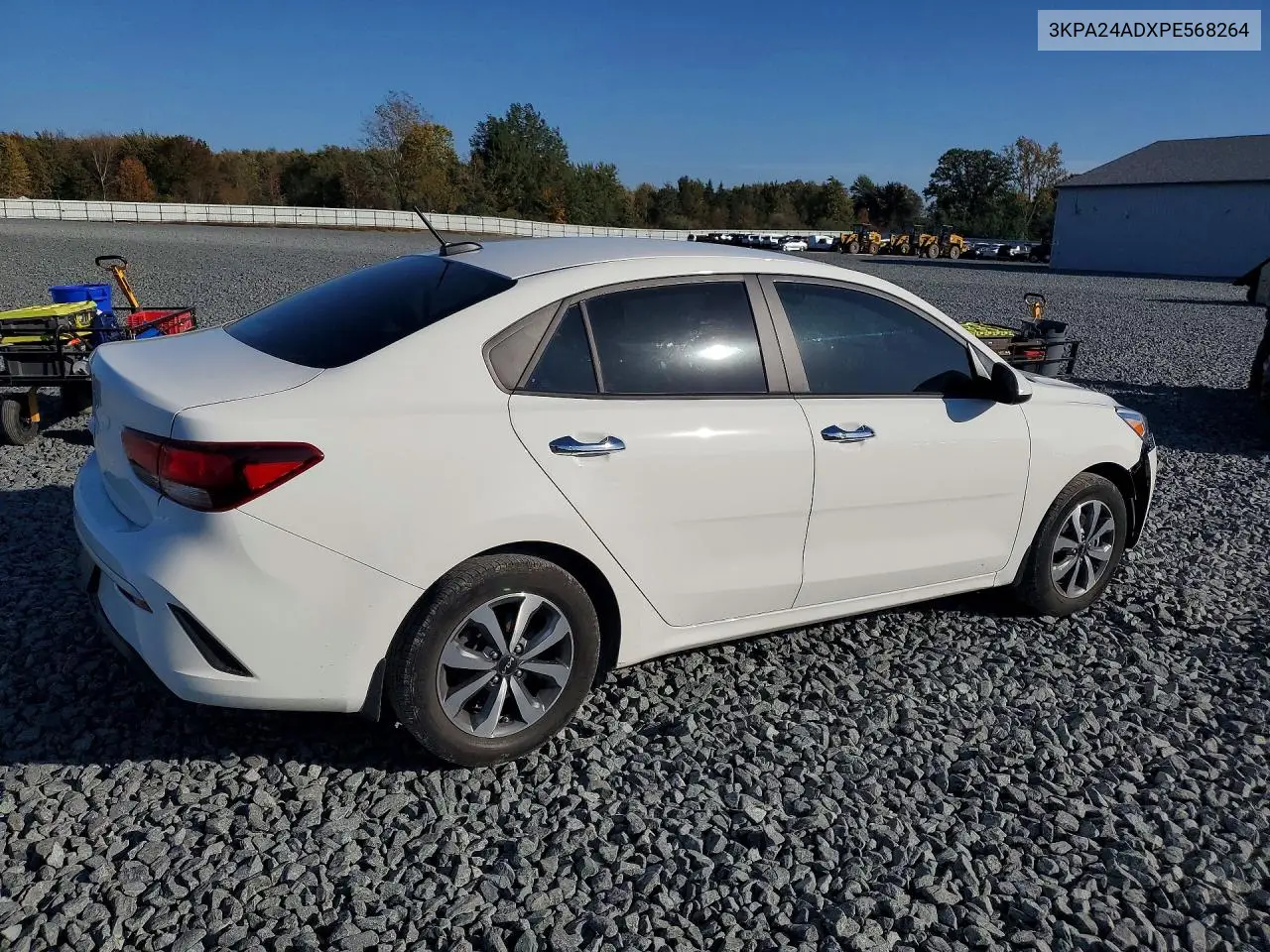 2023 KIA RIO VIN 3KPA24ADXPE568264 — фото 3