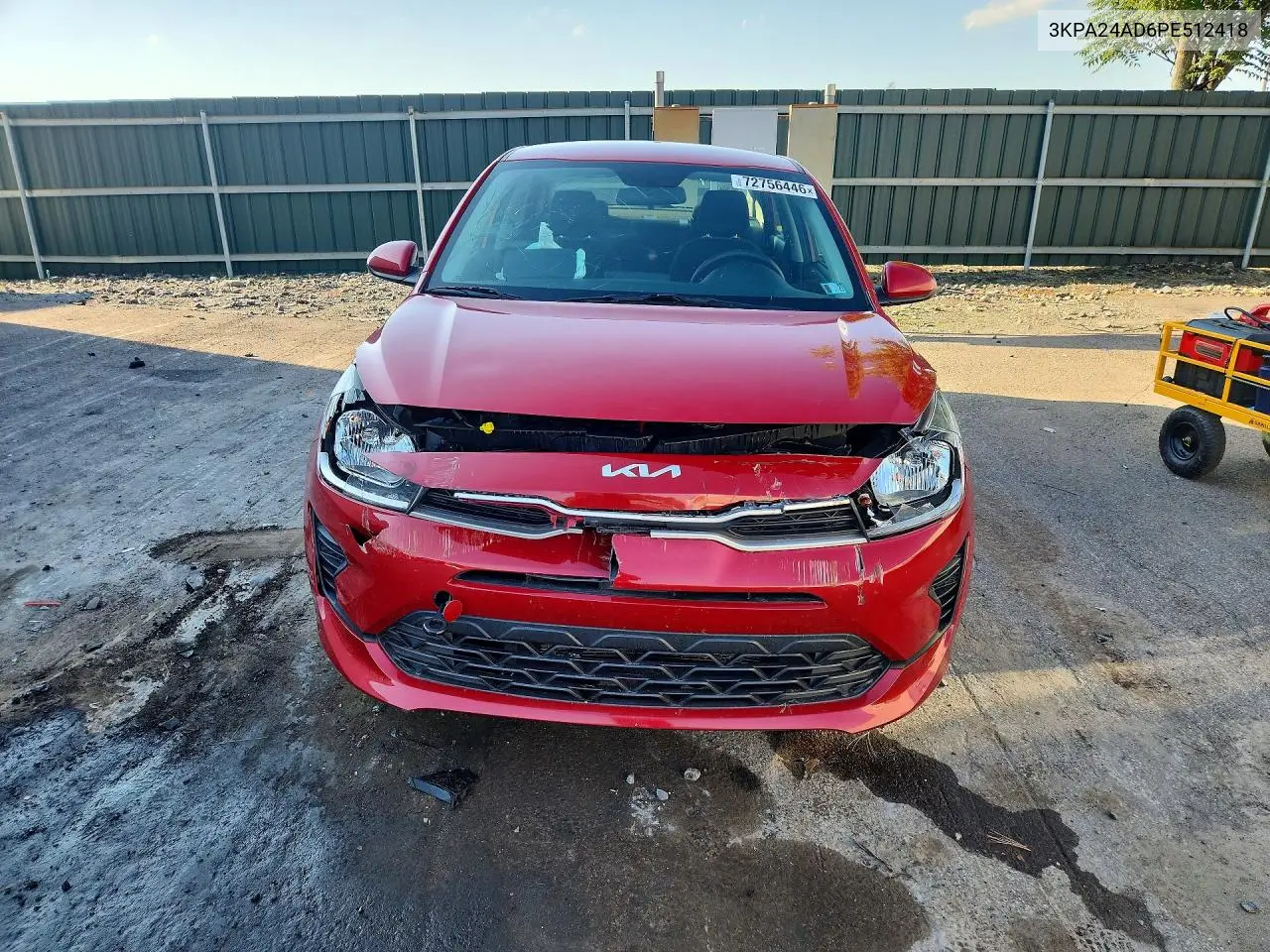 2023 KIA RIO VIN 3KPA24AD6PE512418 — фото 5