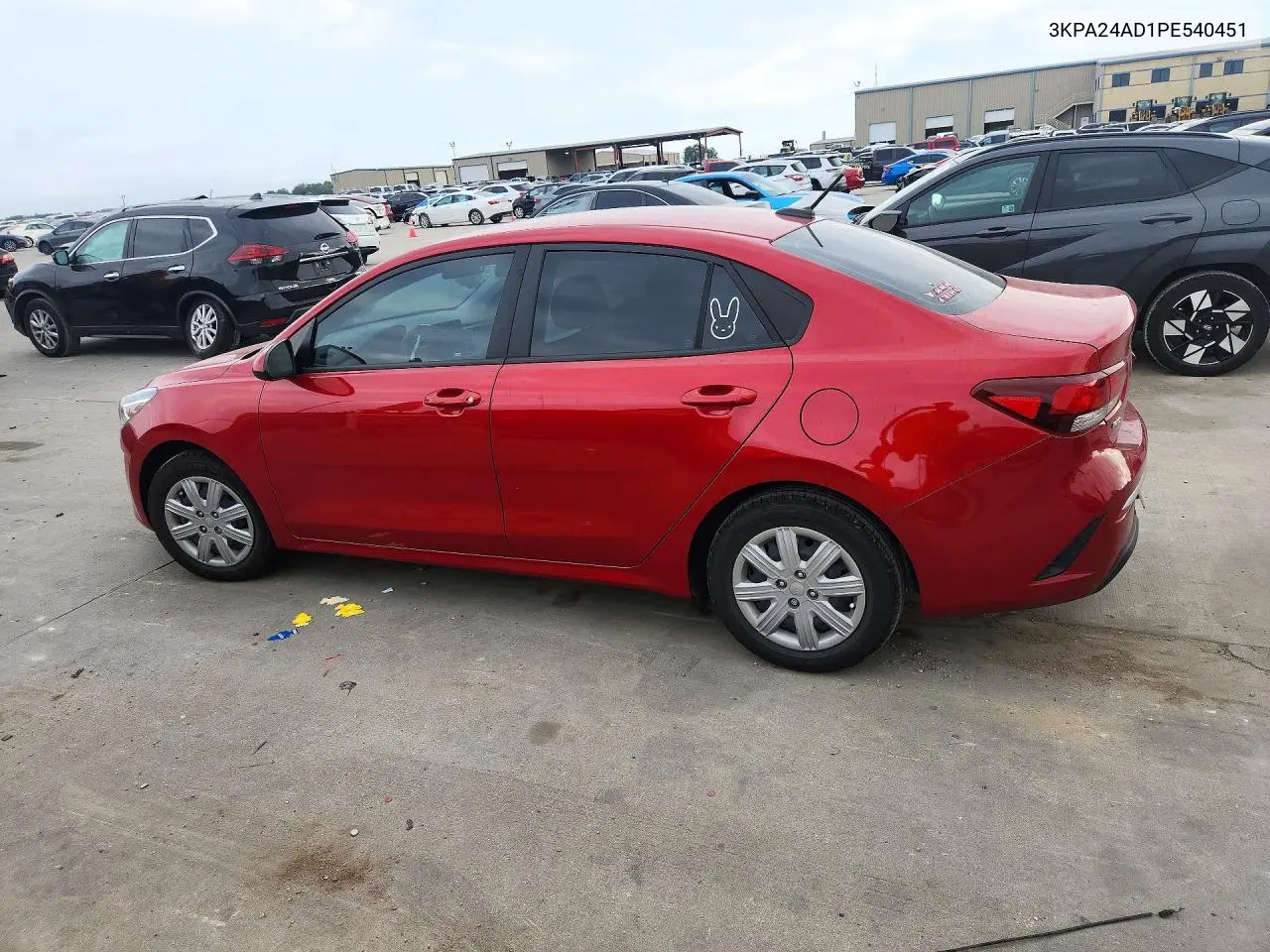2023 KIA RIO VIN 3KPA24AD1PE540451 — фото 2