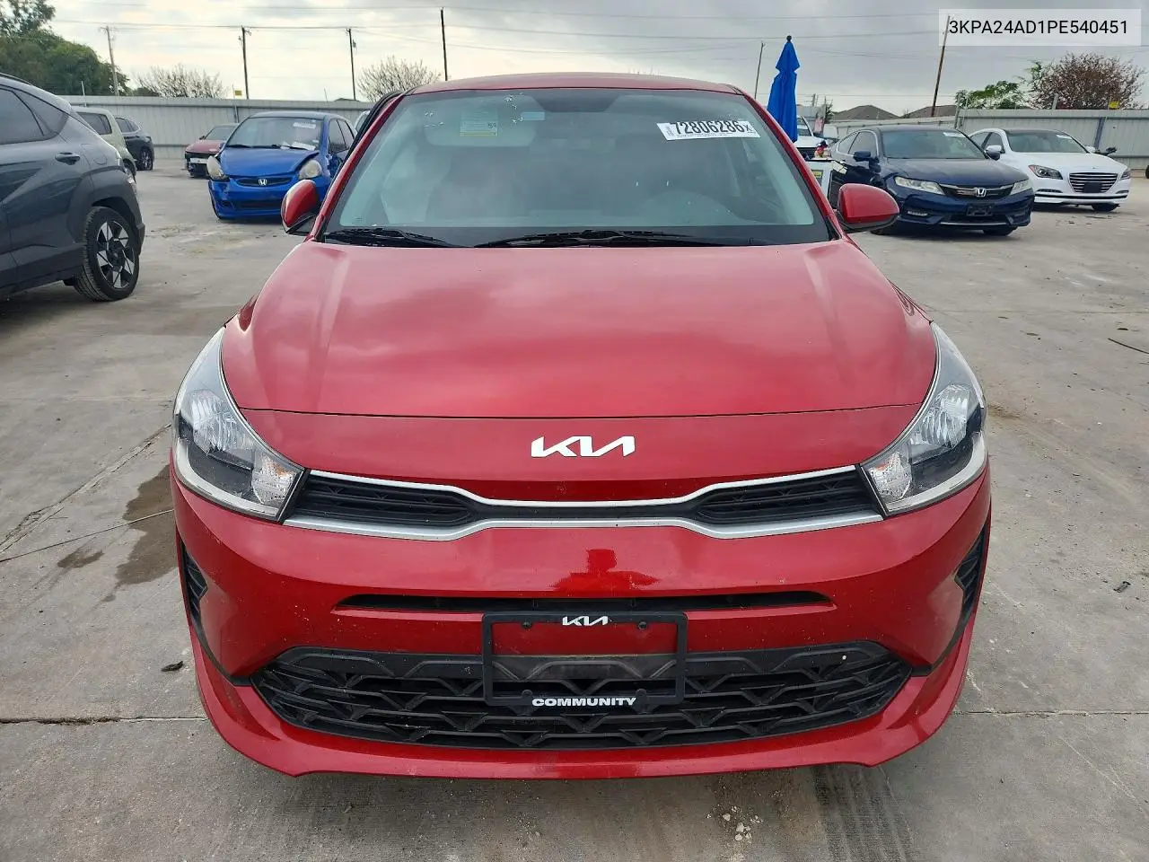 2023 KIA RIO VIN 3KPA24AD1PE540451 — фото 5