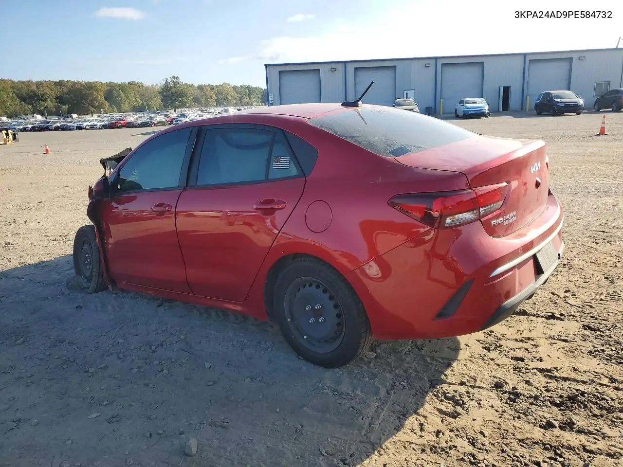 2023 KIA RIO VIN 3KPA24AD9PE584732 — фото 2