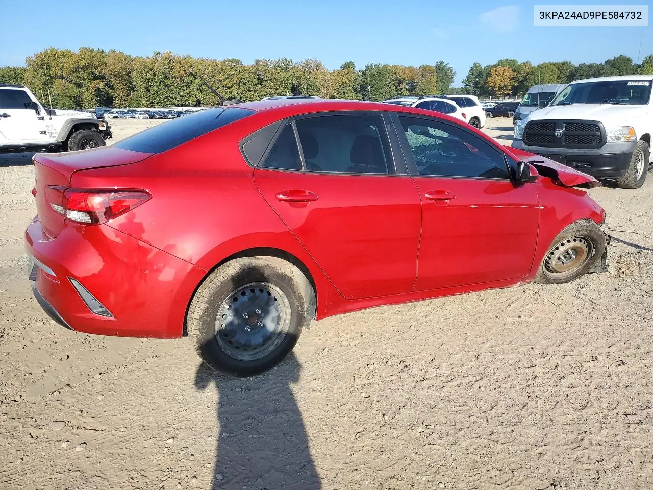 2023 KIA RIO VIN 3KPA24AD9PE584732 — фото 3