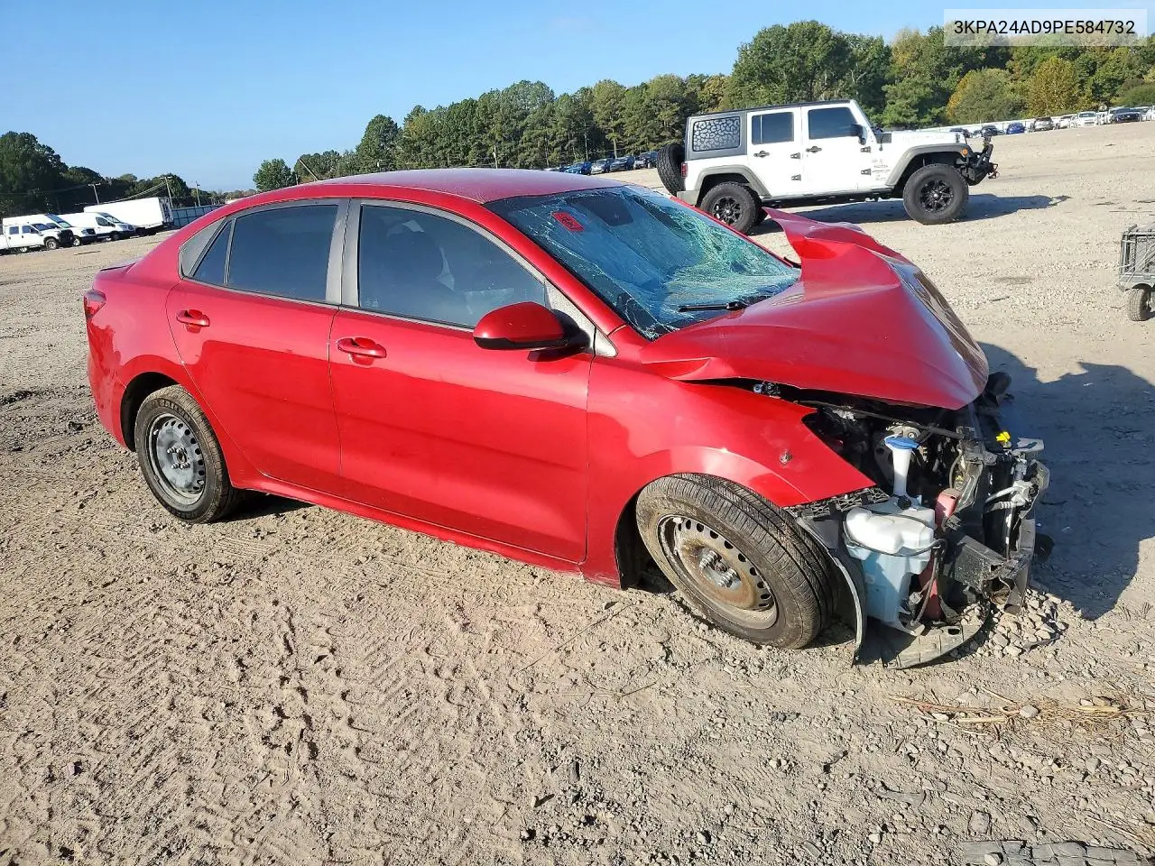 2023 KIA RIO VIN 3KPA24AD9PE584732 — фото 4