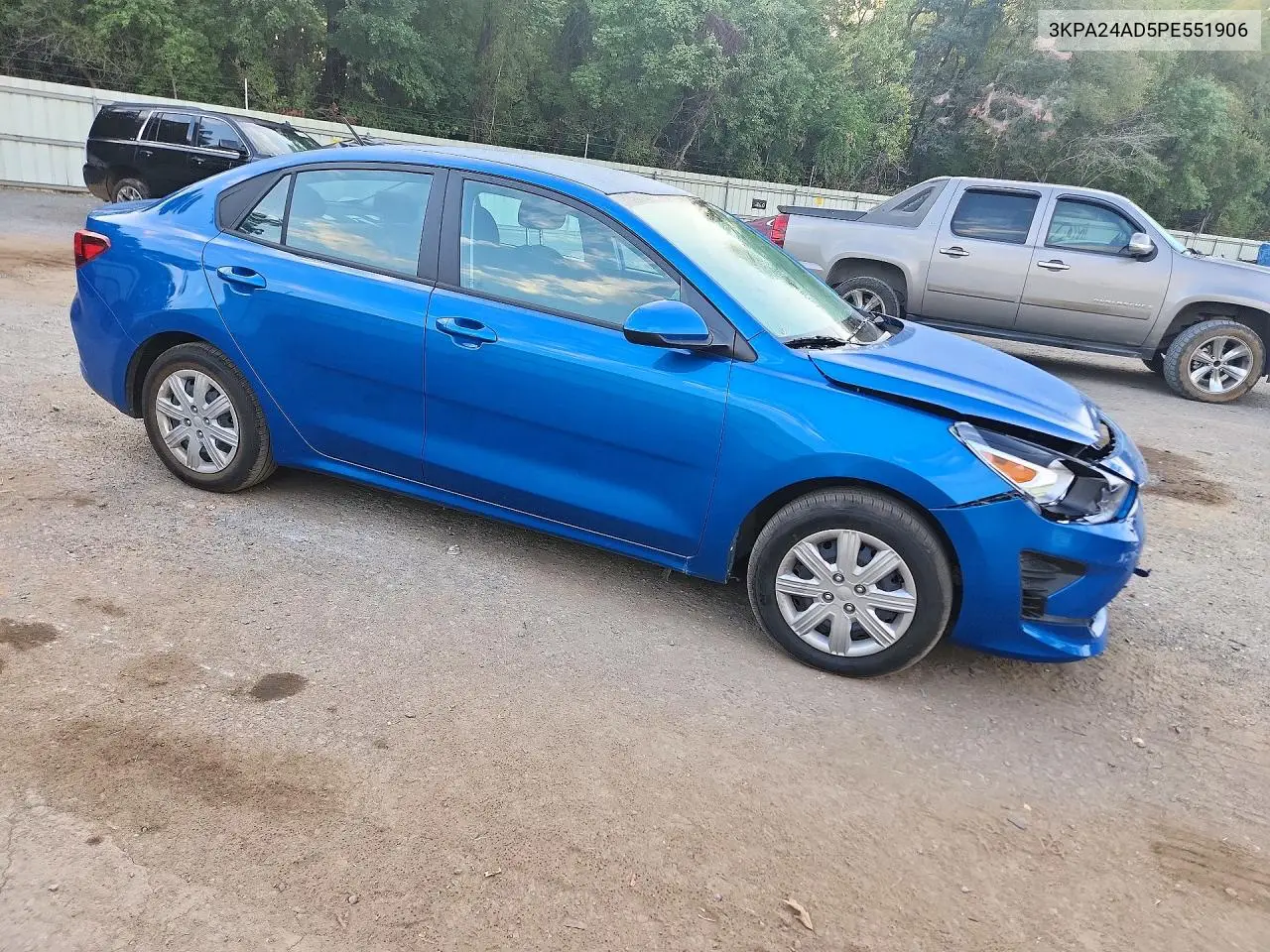 2023 KIA RIO VIN 3KPA24AD5PE551906 — фото 4