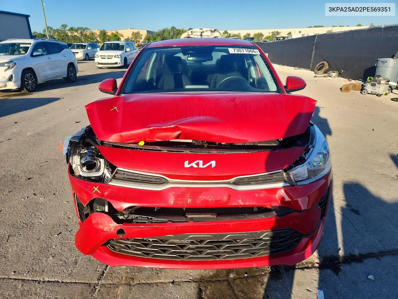2023 KIA RIO VIN 3KPA25AD2PE569351 — фото 5