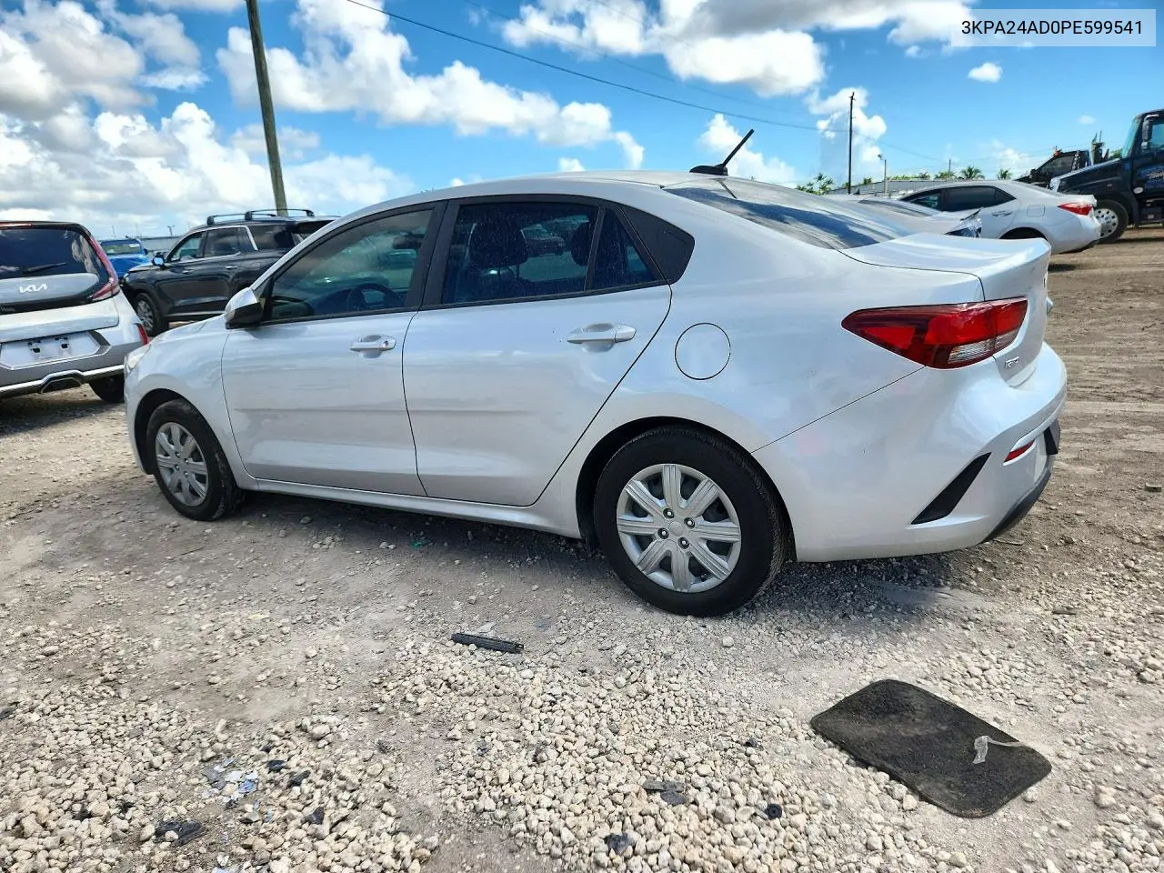 2023 KIA RIO VIN 3KPA24AD0PE599541 — фото 2