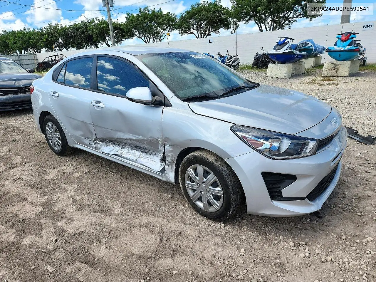 2023 KIA RIO VIN 3KPA24AD0PE599541 — фото 4