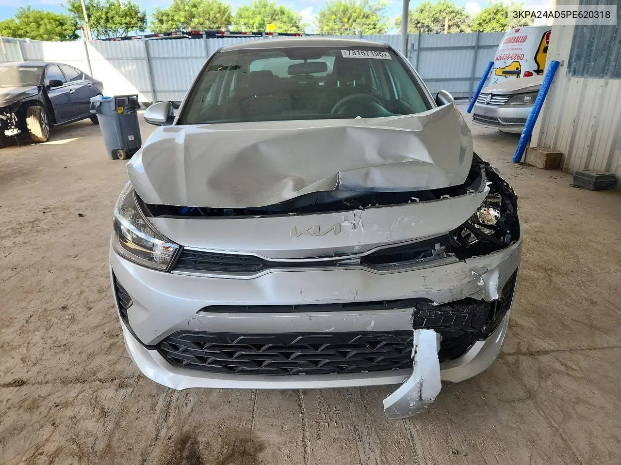 2023 KIA RIO VIN 3KPA24AD5PE620318 — фото 5