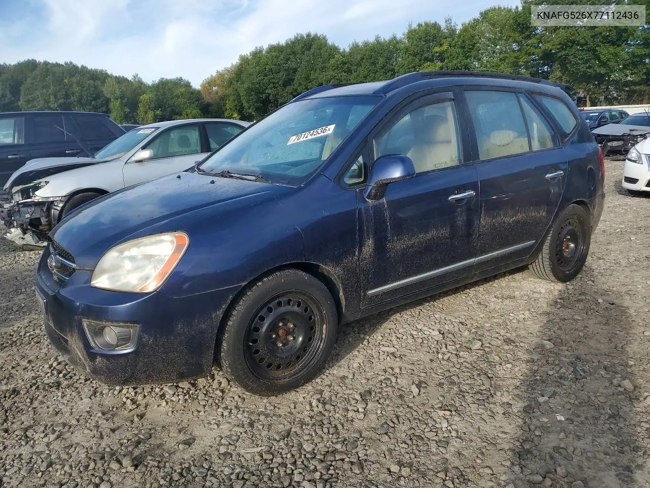 KIA RONDO 2007, VIN KNAFG526X77112436