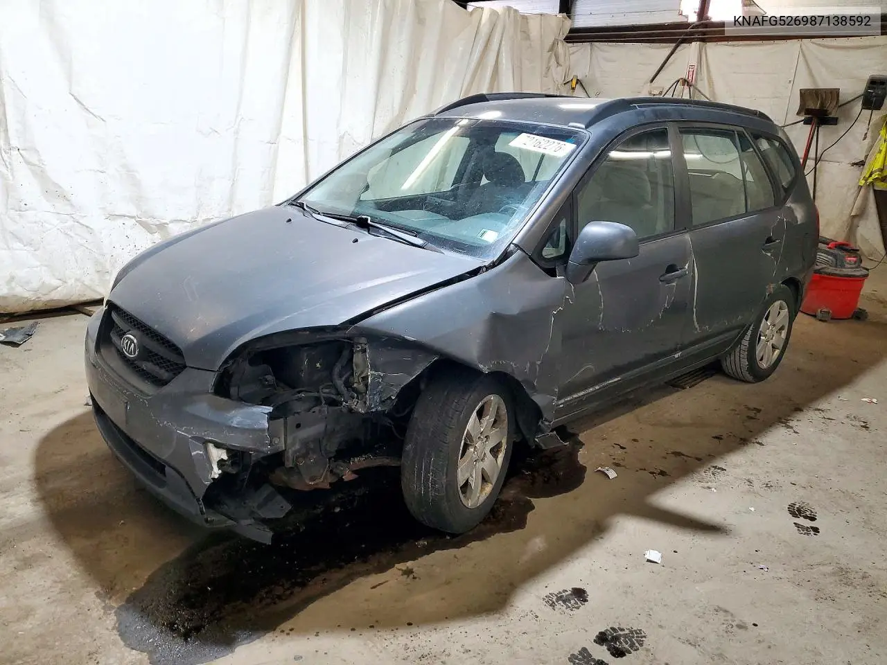 KIA RONDO 2008, VIN KNAFG526987138592