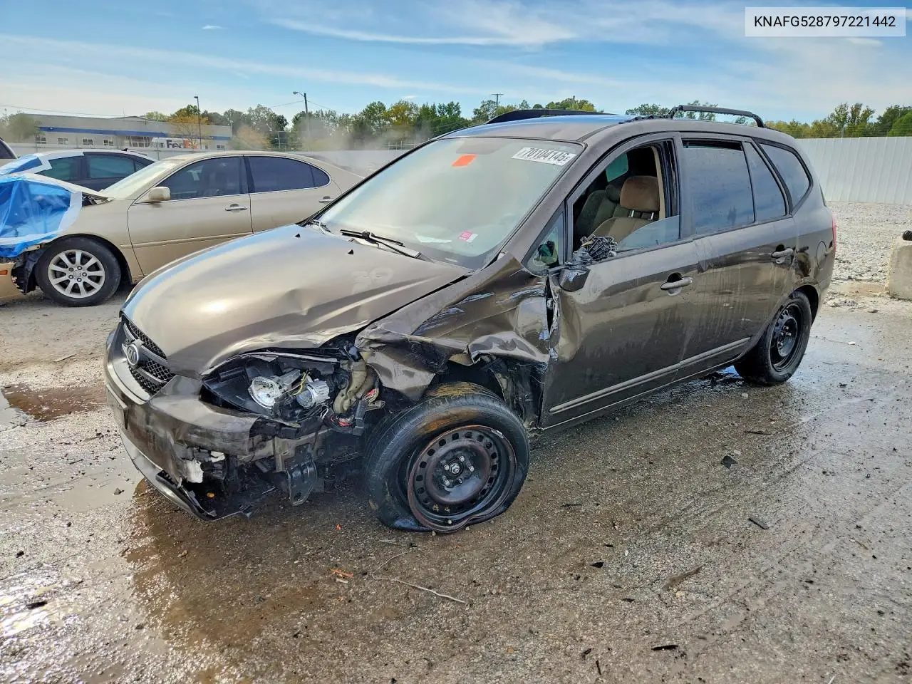 KIA RONDO 2009, VIN KNAFG528797221442