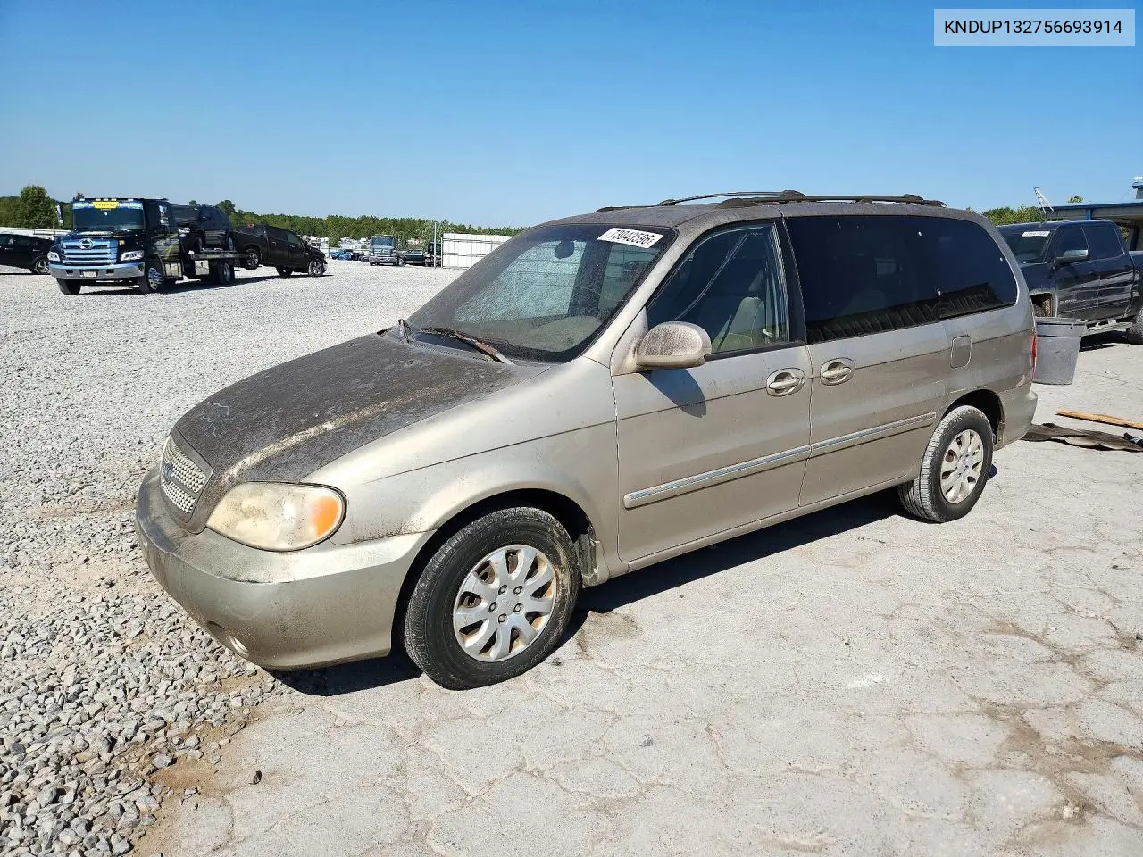 KIA SEDONA 2005, VIN KNDUP132756693914