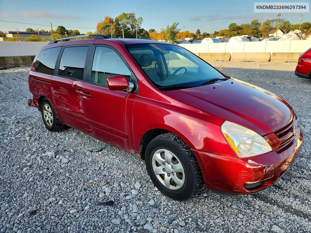 2009 KIA SEDONA VIN KNDMB233696297394 — фото 4