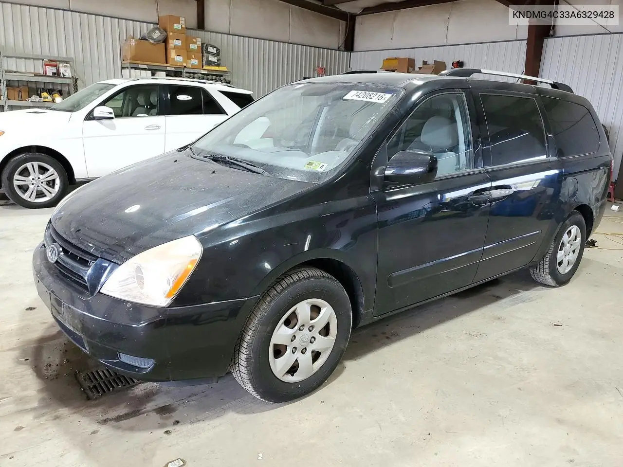 KIA SEDONA 2010, VIN KNDMG4C33A6329428