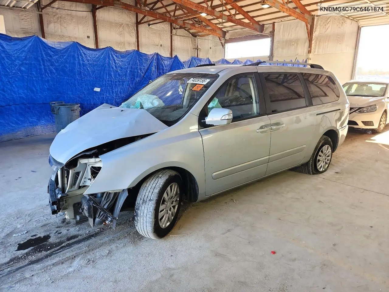 KIA SEDONA 2012, VIN KNDMG4C79C6461874