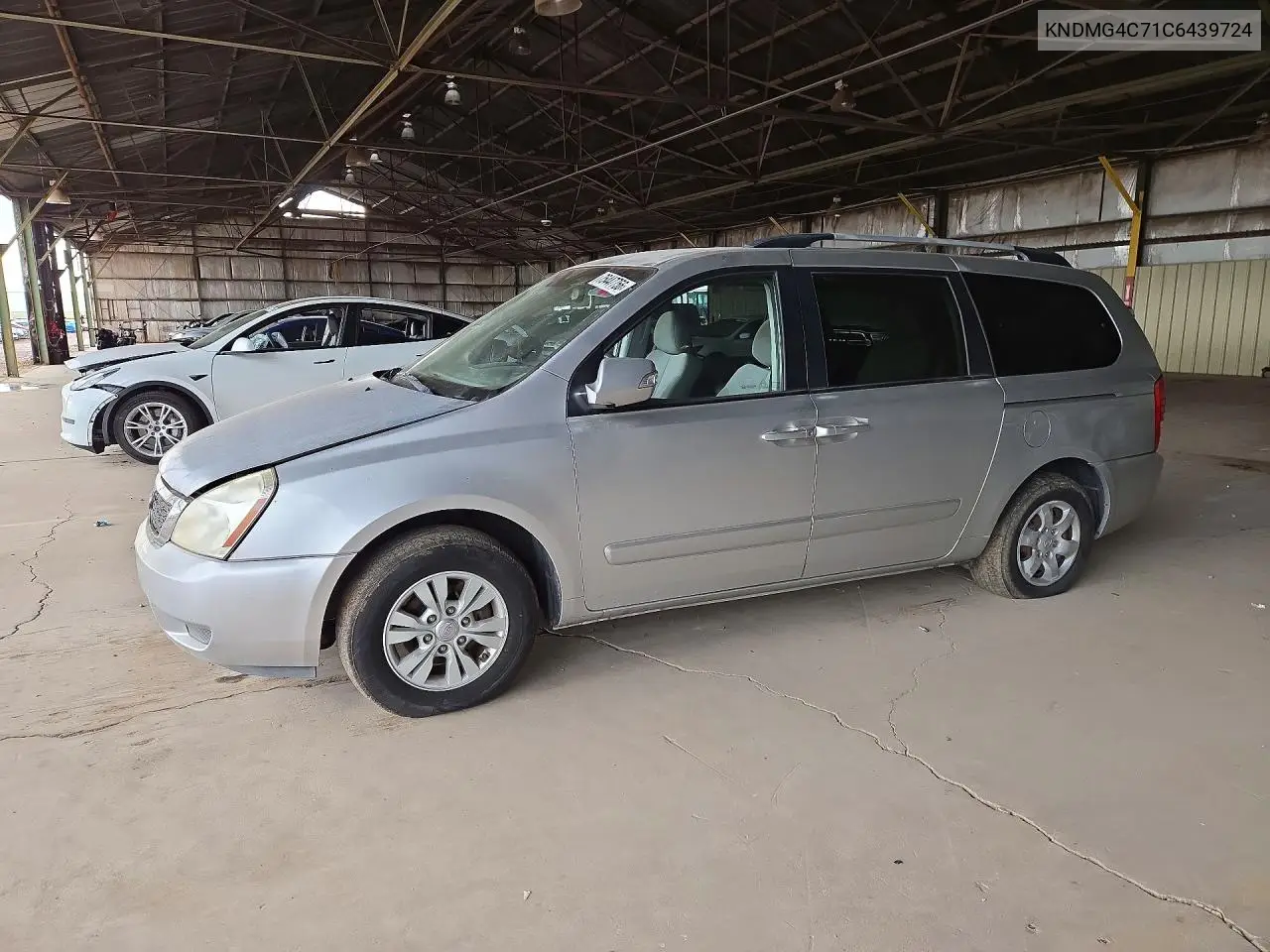 KIA SEDONA 2012, VIN KNDMG4C71C6439724