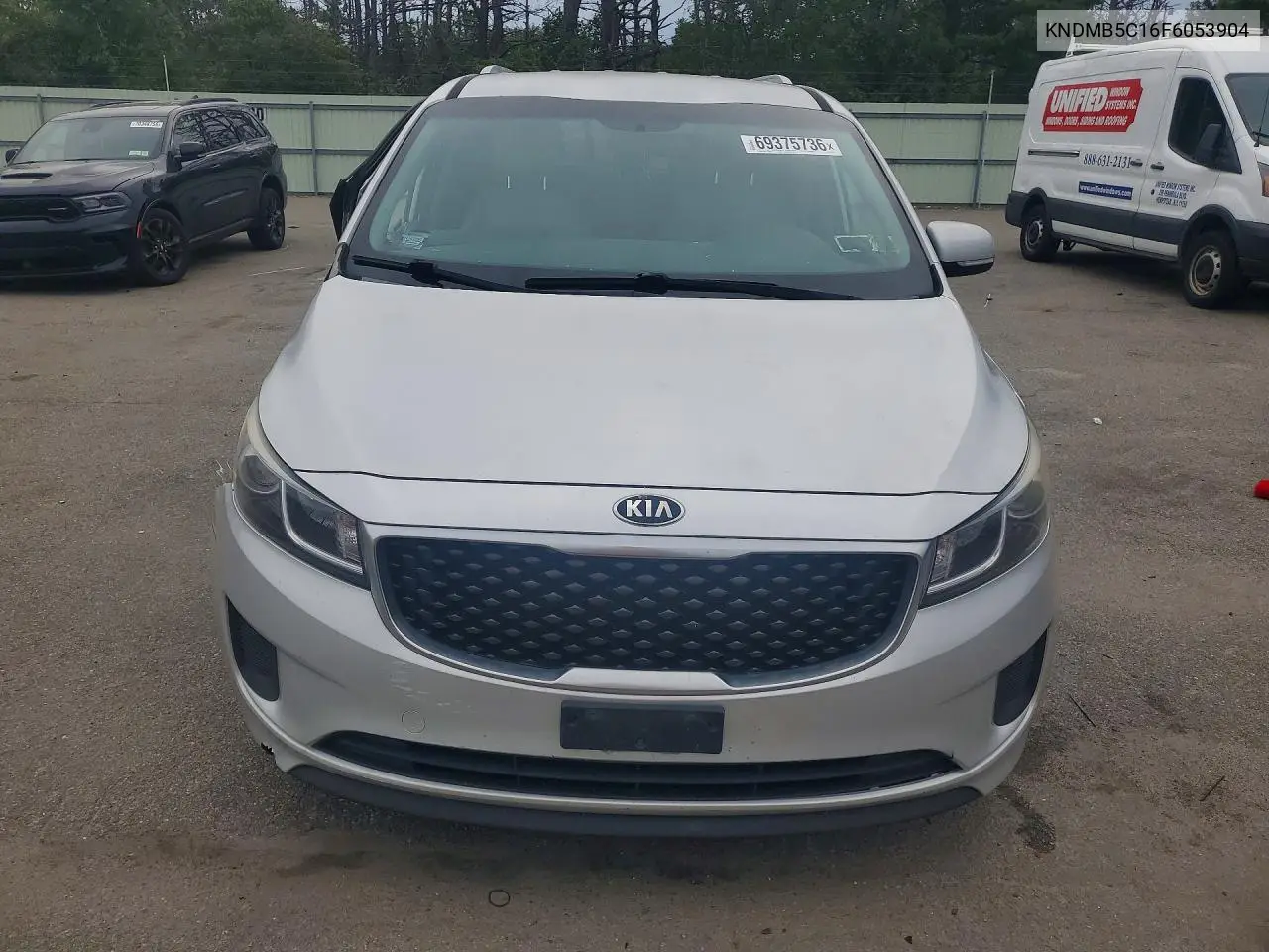 2015 KIA SEDONA VIN KNDMB5C16F6053904 — фото 5