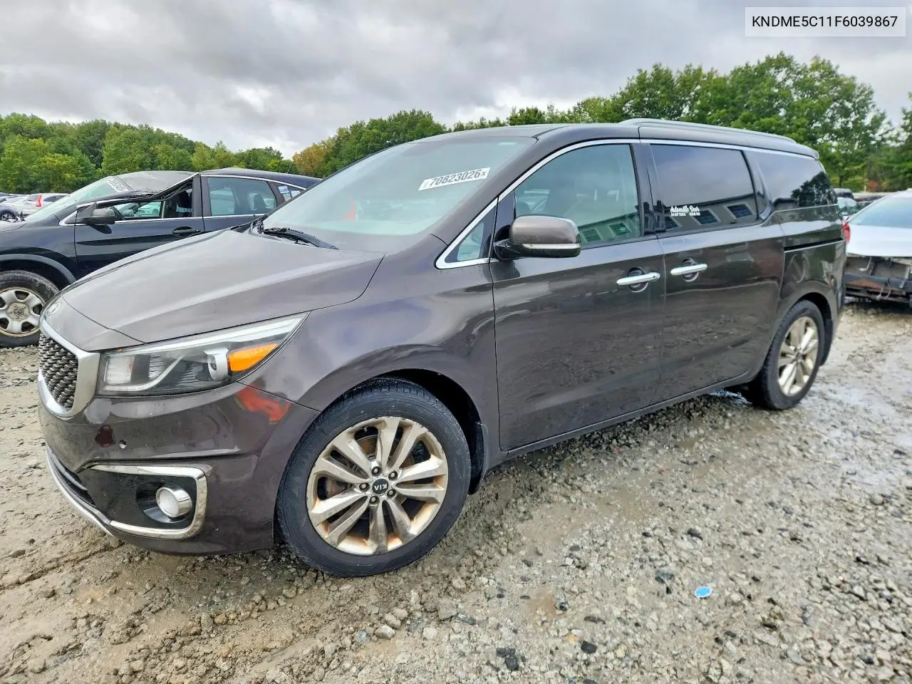 KIA SEDONA 2015, VIN KNDME5C11F6039867