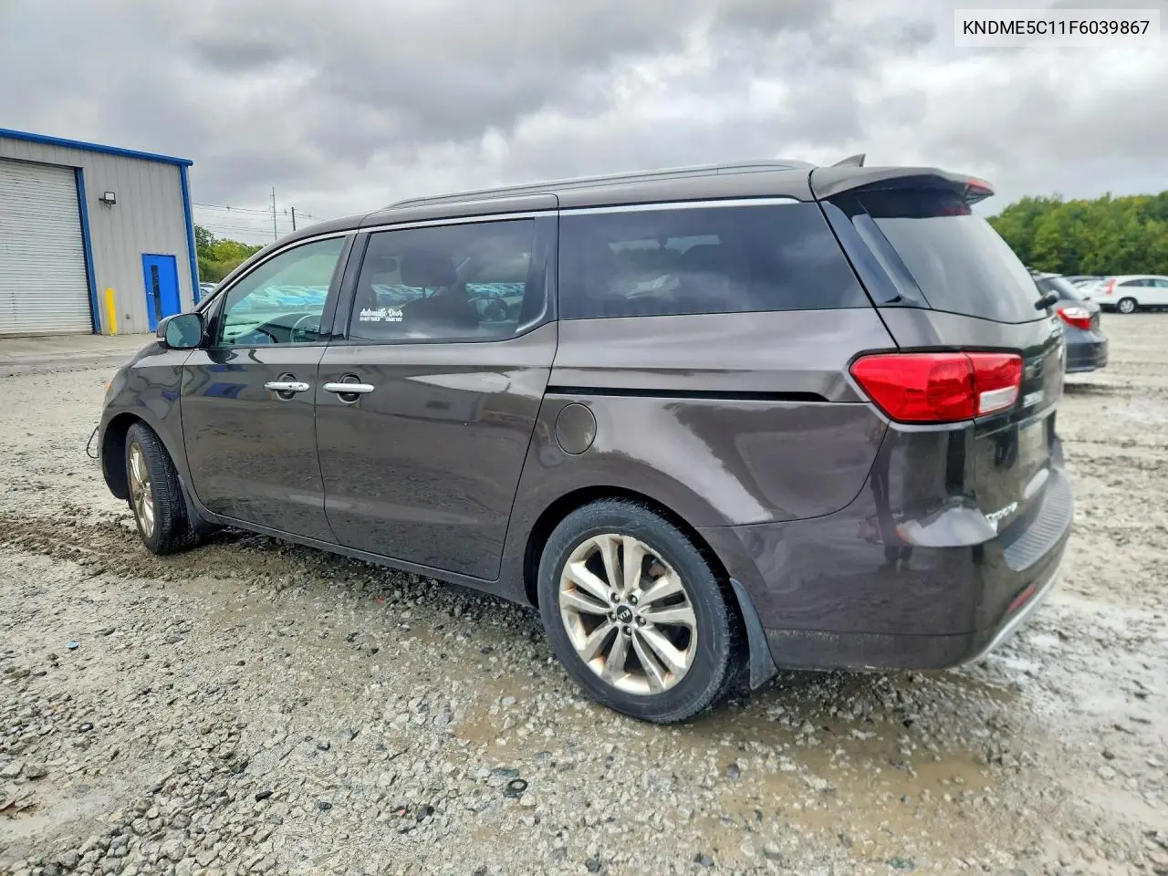 2015 KIA SEDONA VIN KNDME5C11F6039867 — фото 2
