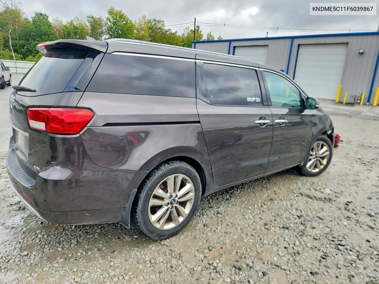 2015 KIA SEDONA VIN KNDME5C11F6039867 — фото 3