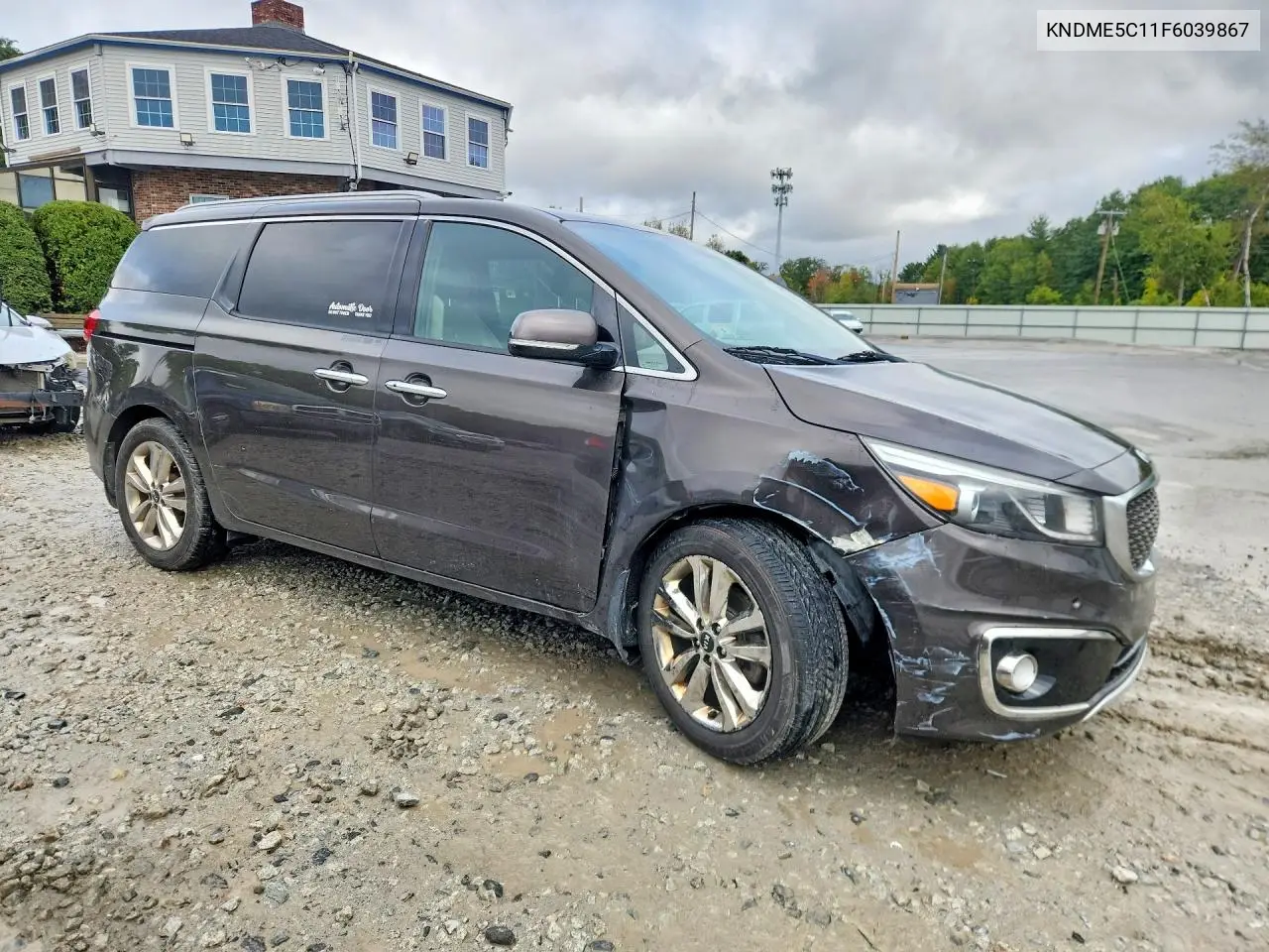 2015 KIA SEDONA VIN KNDME5C11F6039867 — фото 4