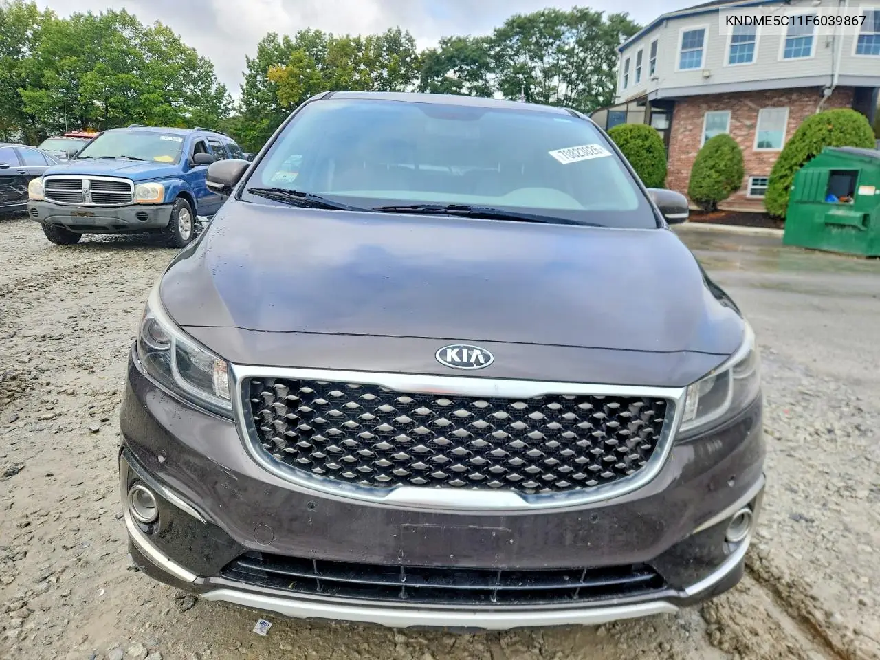 2015 KIA SEDONA VIN KNDME5C11F6039867 — фото 5