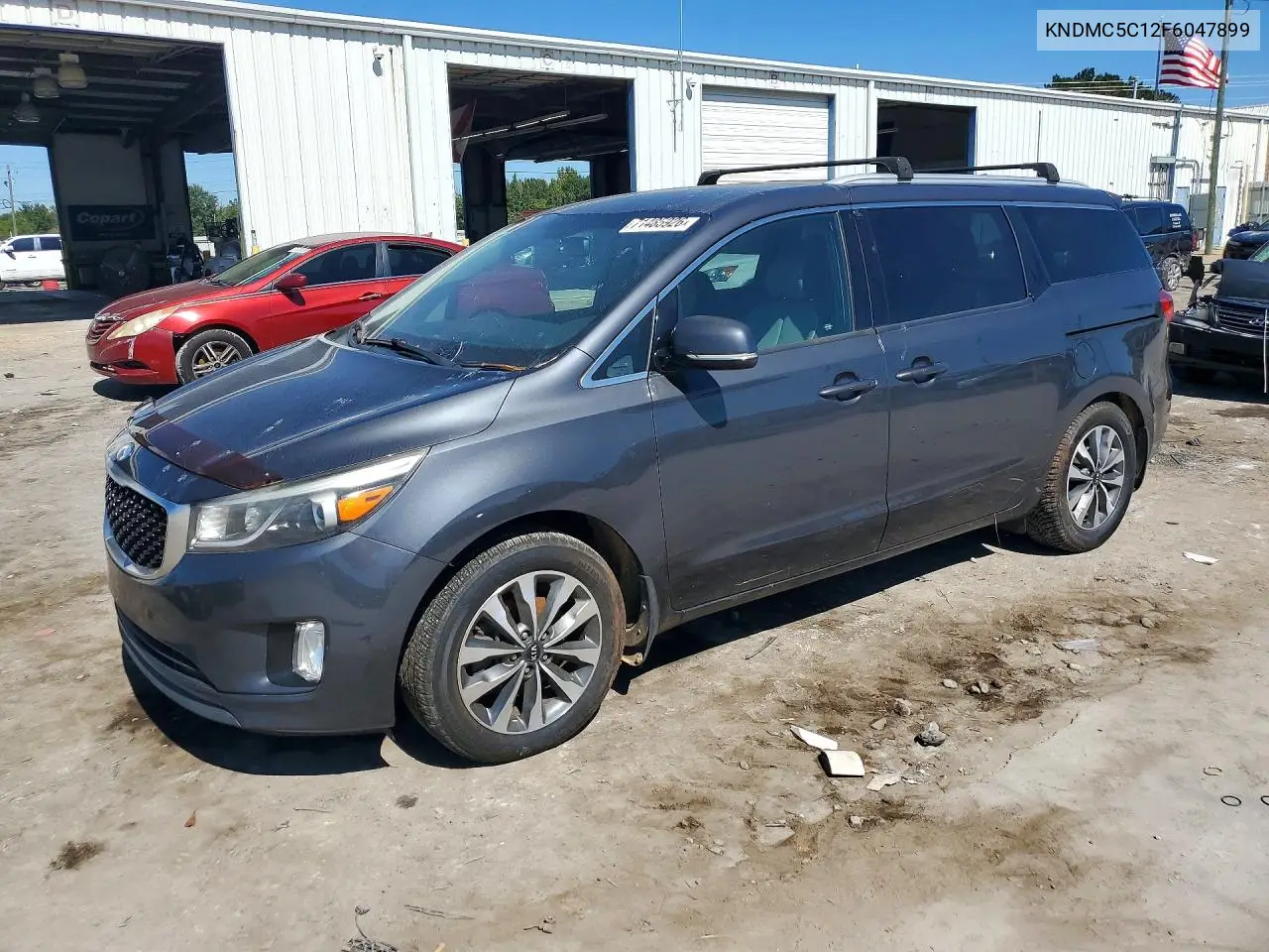 KIA SEDONA 2015, VIN KNDMC5C12F6047899