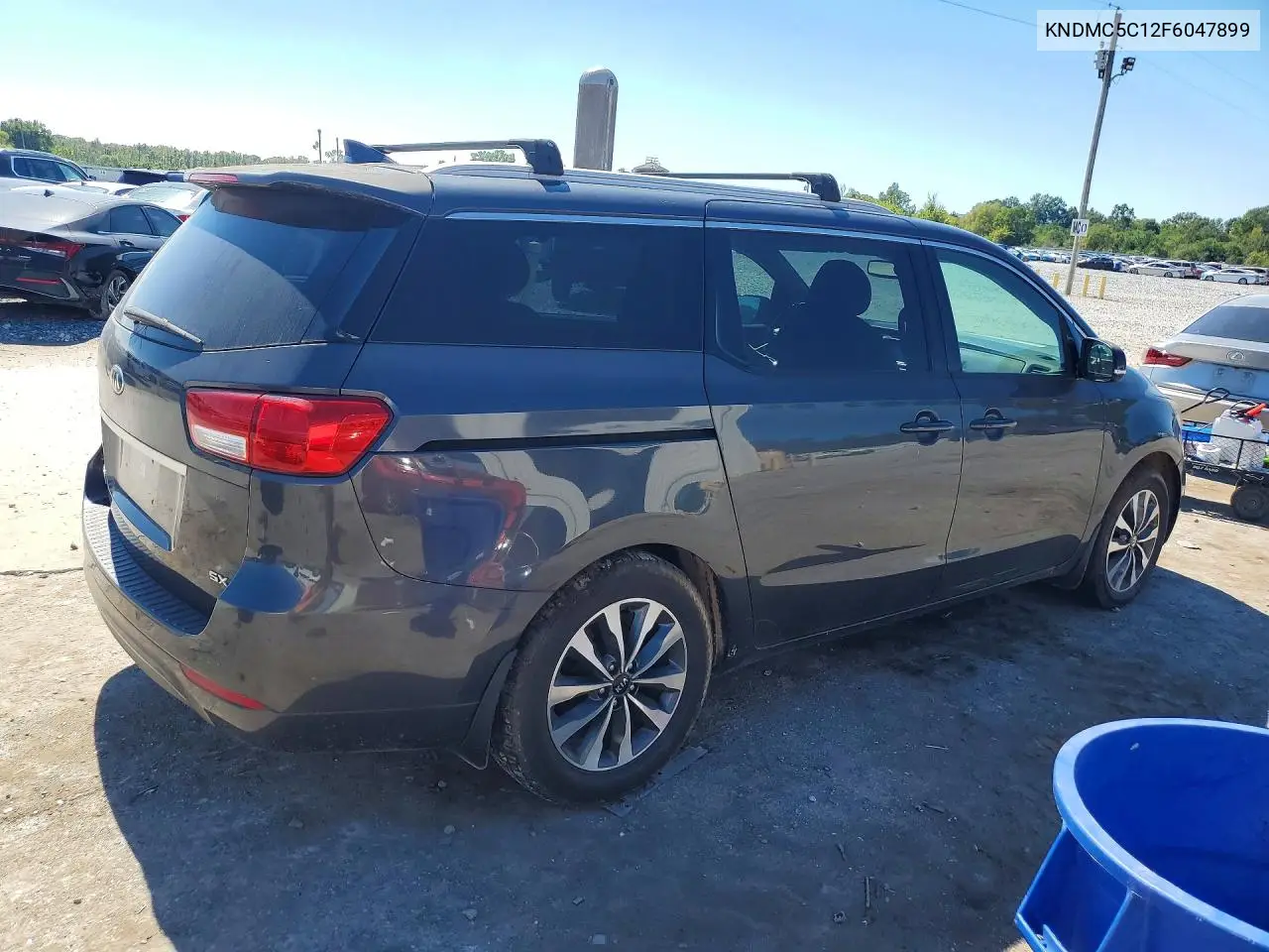 2015 KIA SEDONA VIN KNDMC5C12F6047899 — фото 3