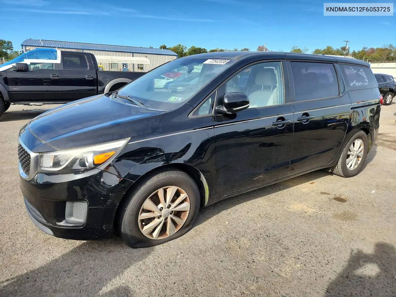 KIA SEDONA 2015, VIN KNDMA5C12F6053725