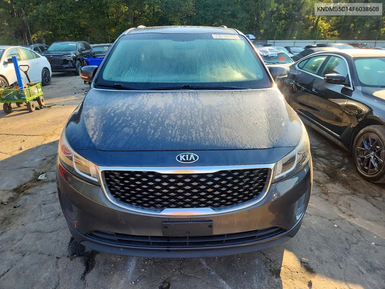 2015 KIA SEDONA VIN KNDMB5C14F6038608 — фото 5