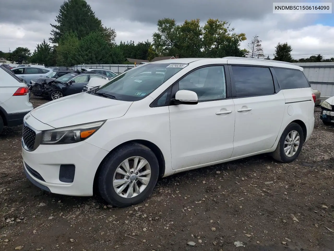 KIA SEDONA 2016, VIN KNDMB5C15G6164090