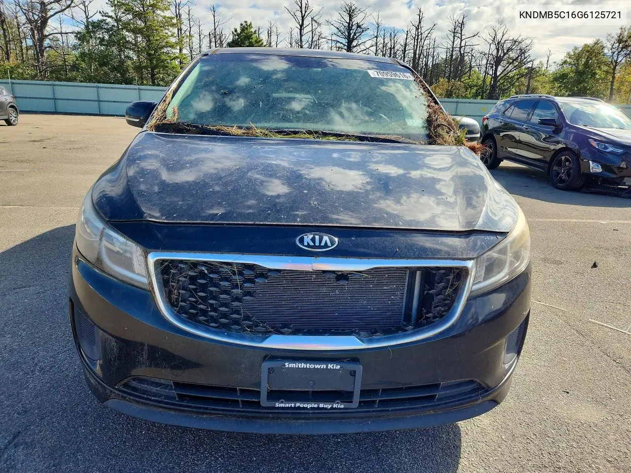 2016 KIA SEDONA VIN KNDMB5C16G6125721 — фото 5