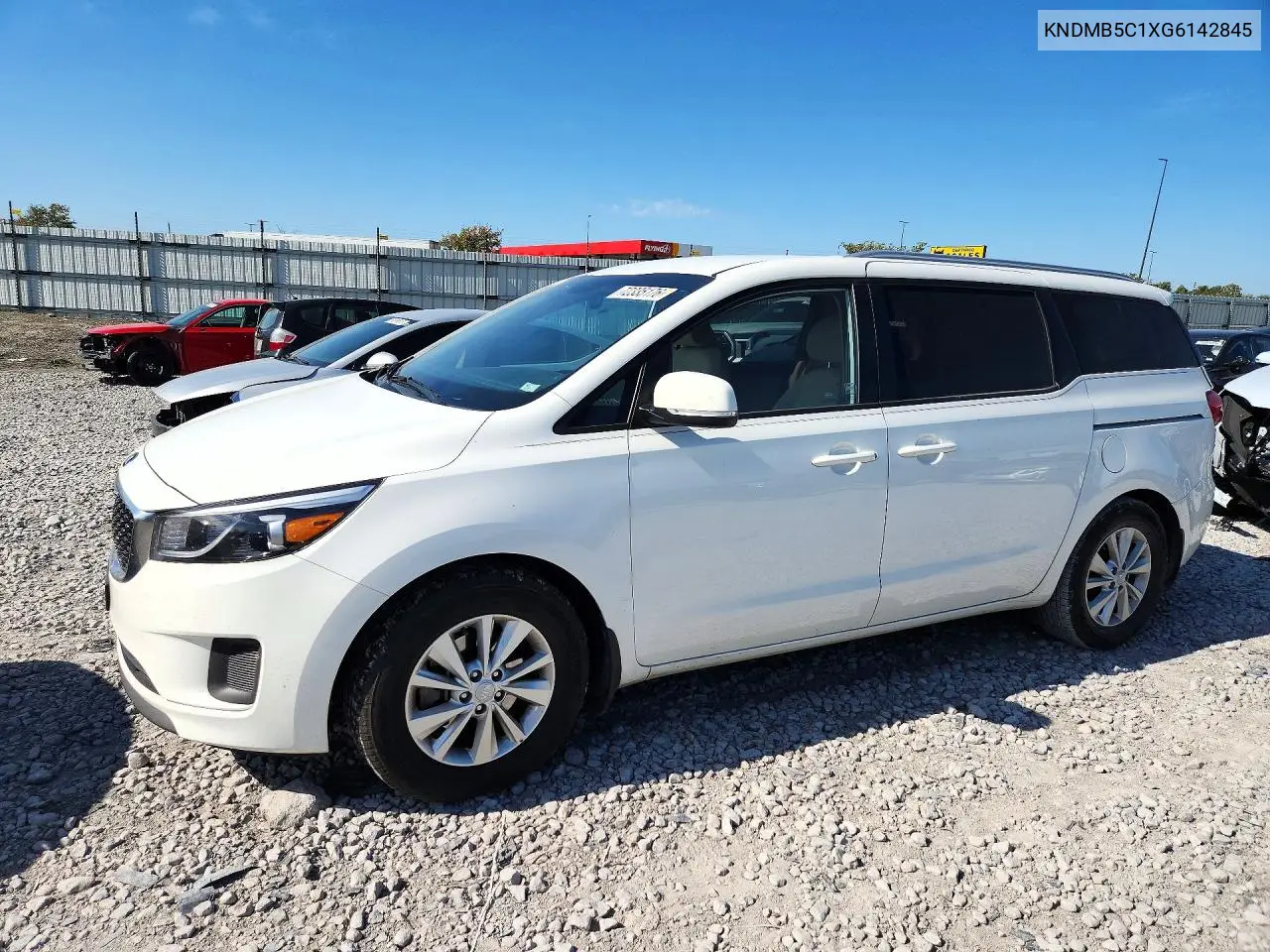 KIA SEDONA 2016, VIN KNDMB5C1XG6142845