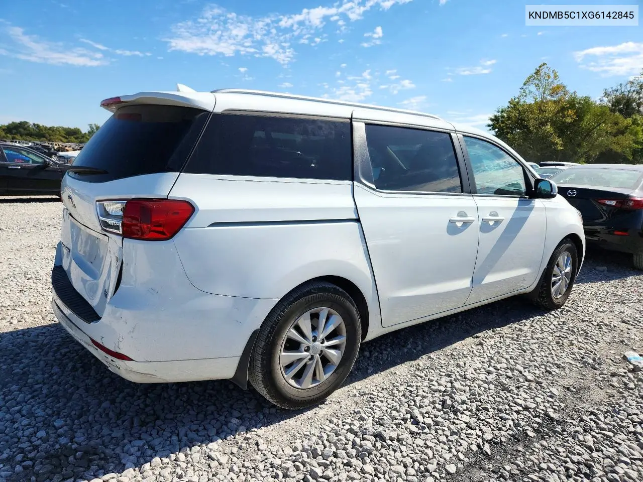 2016 KIA SEDONA VIN KNDMB5C1XG6142845 — фото 3