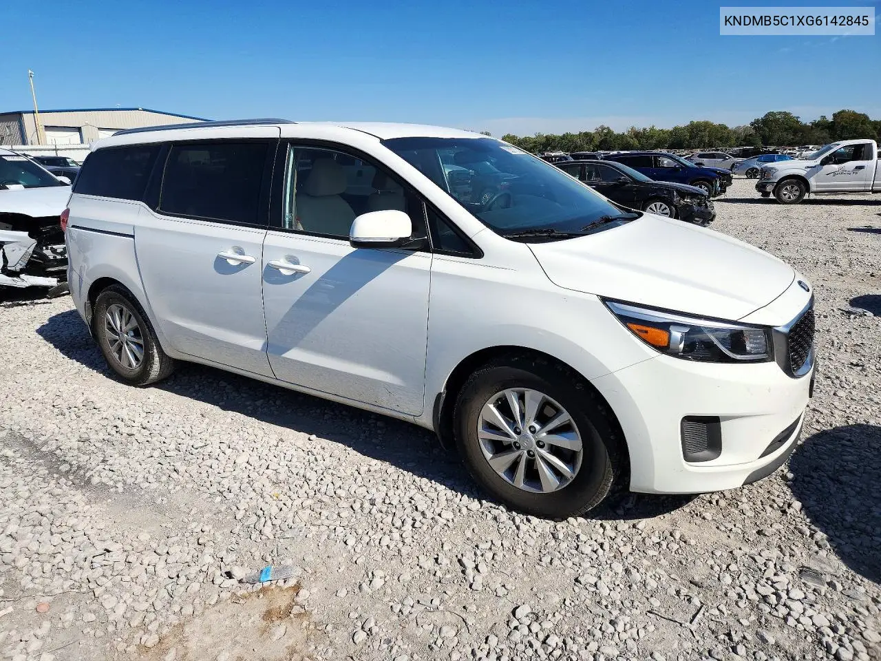2016 KIA SEDONA VIN KNDMB5C1XG6142845 — фото 4
