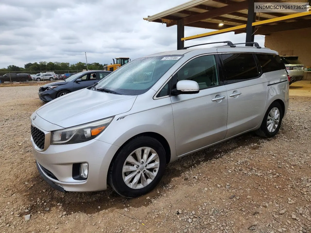 KIA SEDONA 2016, VIN KNDMC5C17G6173628