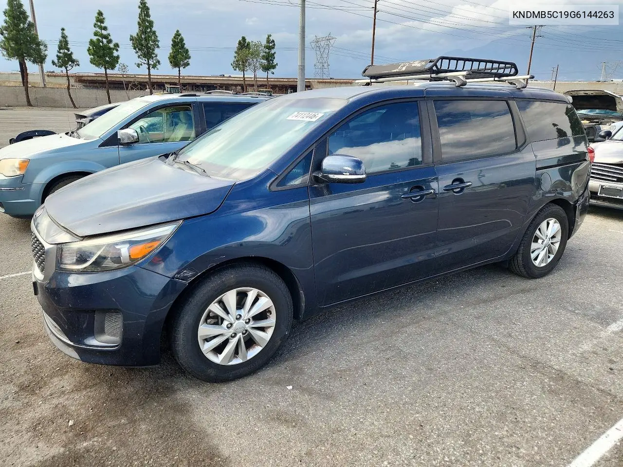 KIA SEDONA 2016, VIN KNDMB5C19G6144263