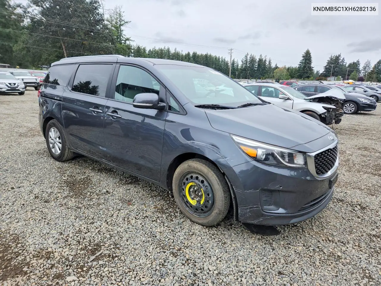 2017 KIA SEDONA VIN KNDMB5C1XH6282136 — фото 4