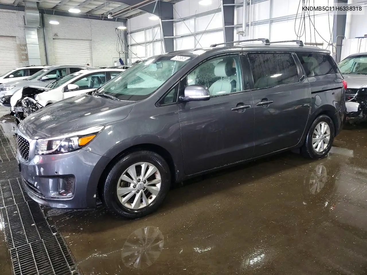 KIA SEDONA 2017, VIN KNDMB5C11H6338318