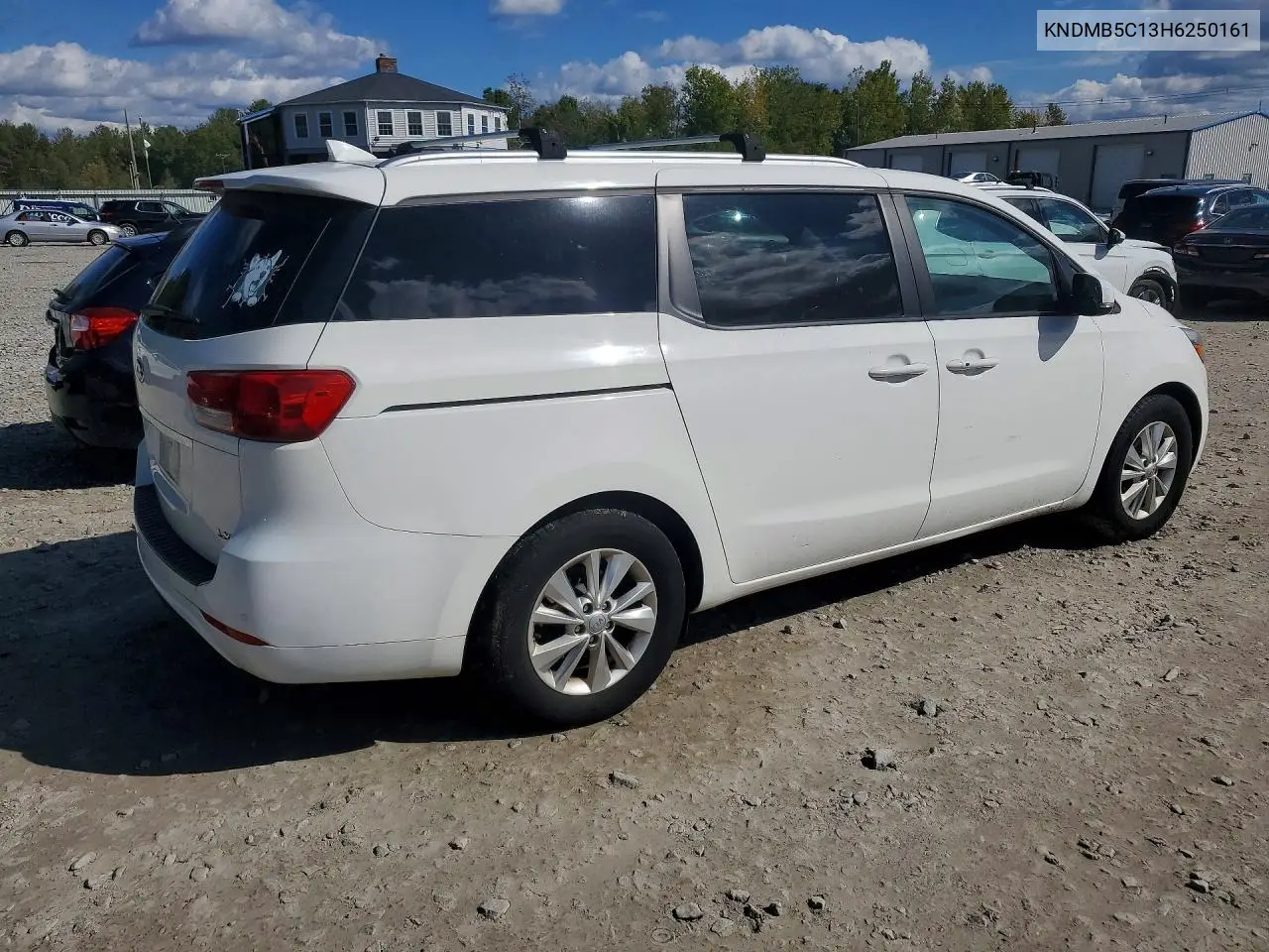 2017 KIA SEDONA VIN KNDMB5C13H6250161 — фото 3