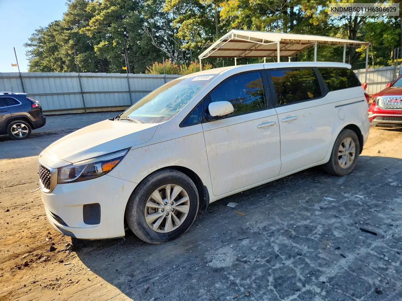 KIA SEDONA 2017, VIN KNDMB5C11H6306629